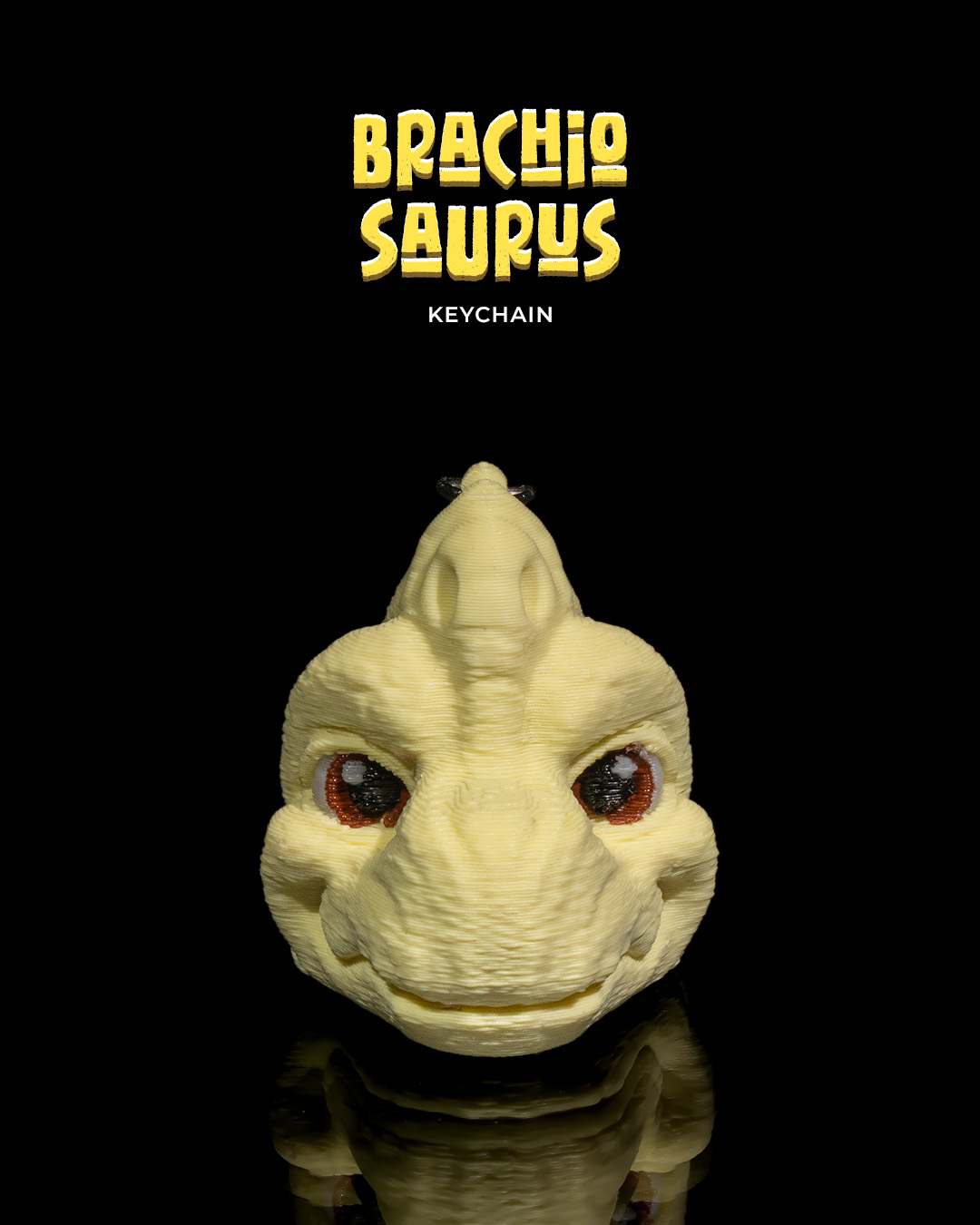 Articulated Brachiosaurus Keychain